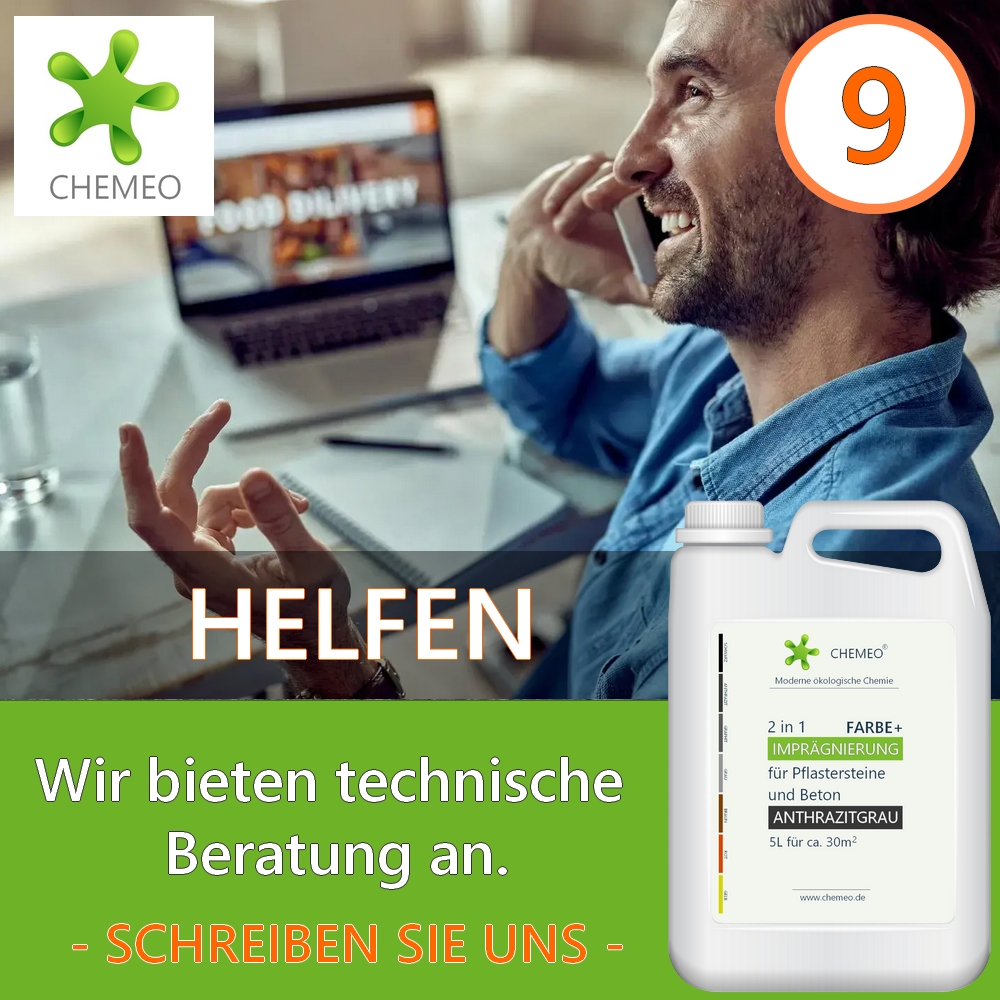 Imprägnierung für Pflastersteine und Beton (100% ökologisch), 5L für 30m², mit Kostenlose Extras – Bild 10