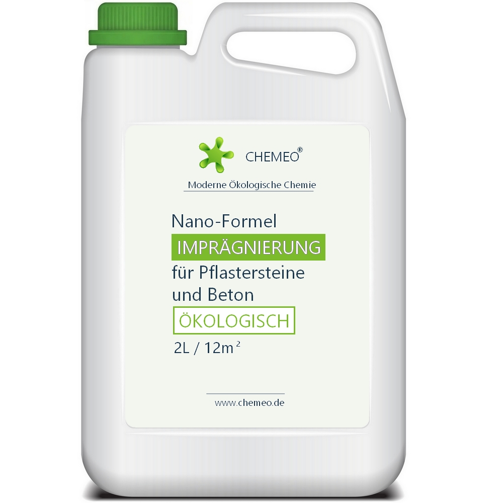 Imprägnierung für Pflastersteine und Beton (100% ökologisch), 2L für 12m², 5 Jahre Schutz, mit Extras – Bild 2