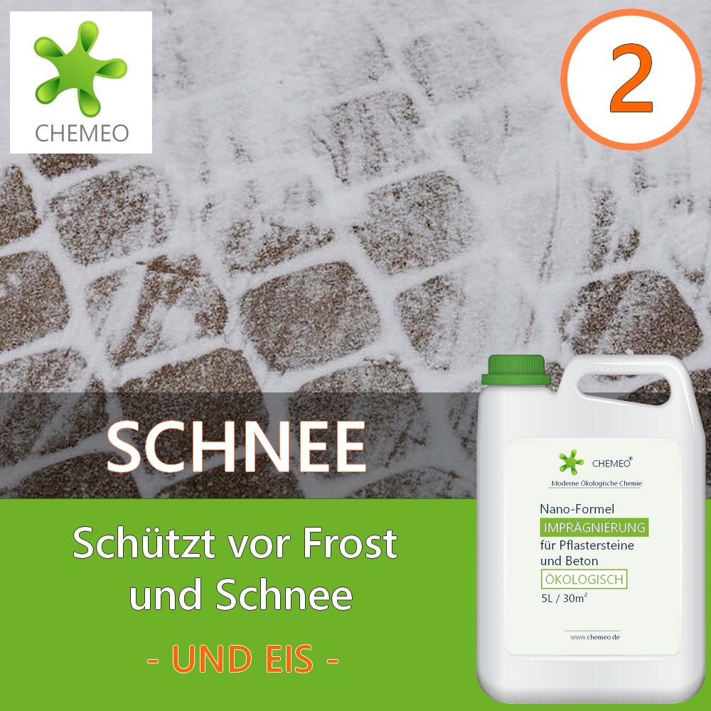 Imprägnierung für Pflastersteine und Beton (100% ökologisch), 5L für 30m², 5 Jahre Schutz, mit Kostenlose Extras – Bild 3