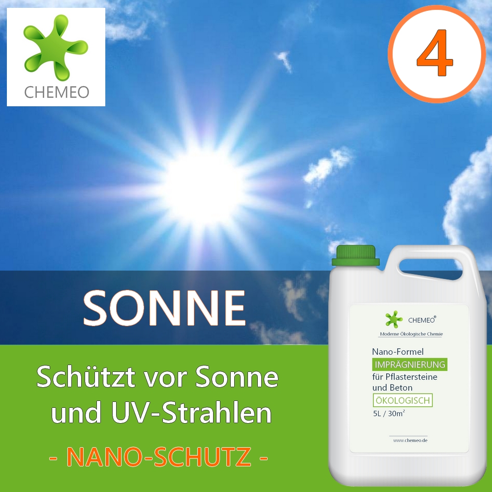 Imprägnierung für Pflastersteine und Beton (100% ökologisch), 5L für 30m², 5 Jahre Schutz, mit Kostenlose Extras – Bild 5
