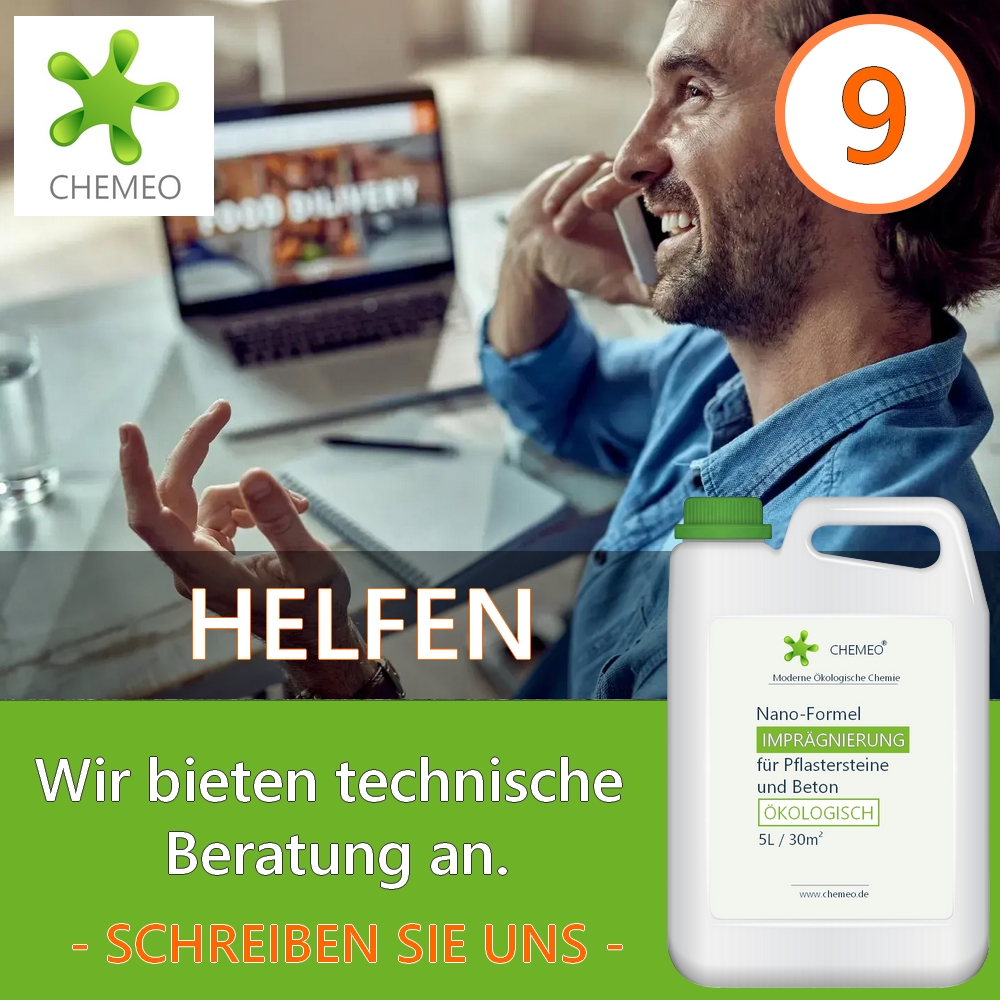 Imprägnierung für Pflastersteine und Beton (100% ökologisch), 5L für 30m², 5 Jahre Schutz, mit Kostenlose Extras – Bild 10